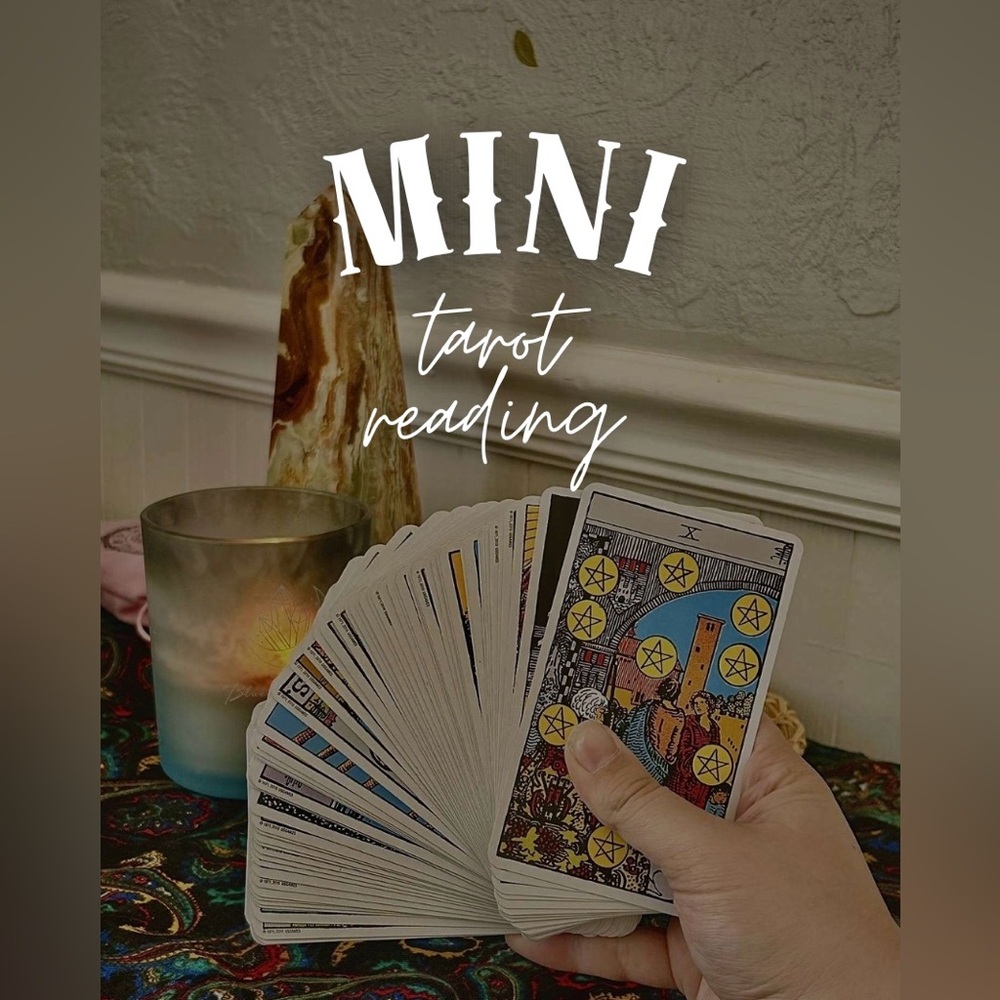 ✨ Mini Intuitive Tarot Reading — One Question, In Depth (Mailed) ✨